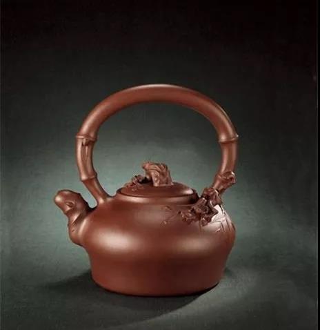 10種最美花器提梁壺，精美別致雕花紫砂壺!