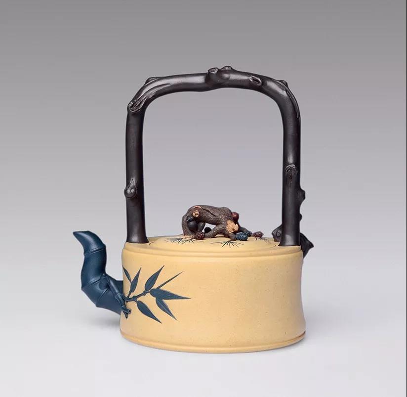 10種最美花器提梁壺，精美別致雕花紫砂壺!