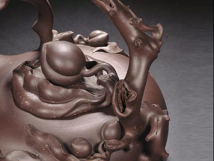 10種最美花器提梁壺，精美別致雕花紫砂壺!