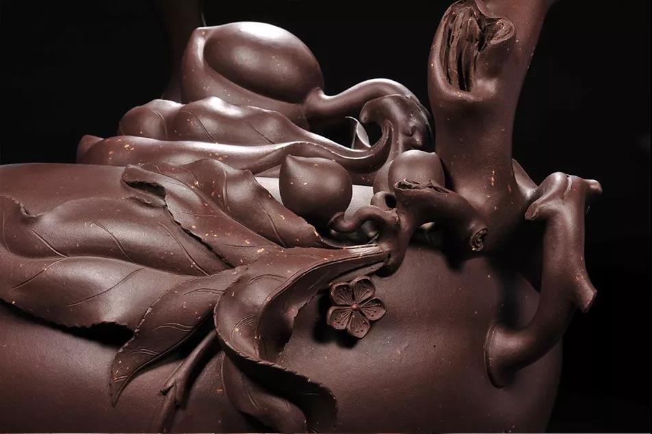 10種最美花器提梁壺，精美別致雕花紫砂壺!