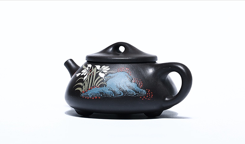 石瓢手工紫砂壺，精致典雅紫砂壺