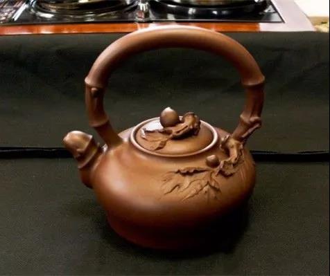 10種最美花器提梁壺，精美別致雕花紫砂壺!