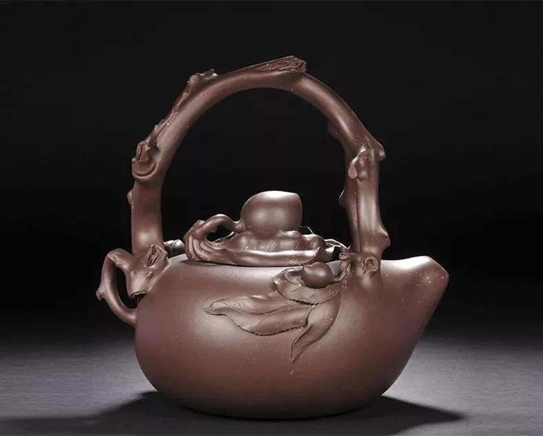 10種最美花器提梁壺，精美別致雕花紫砂壺!