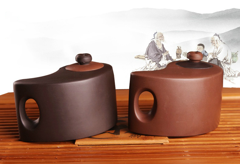 太極陰陽(yáng)紫砂壺，創(chuàng)意格紫砂壺